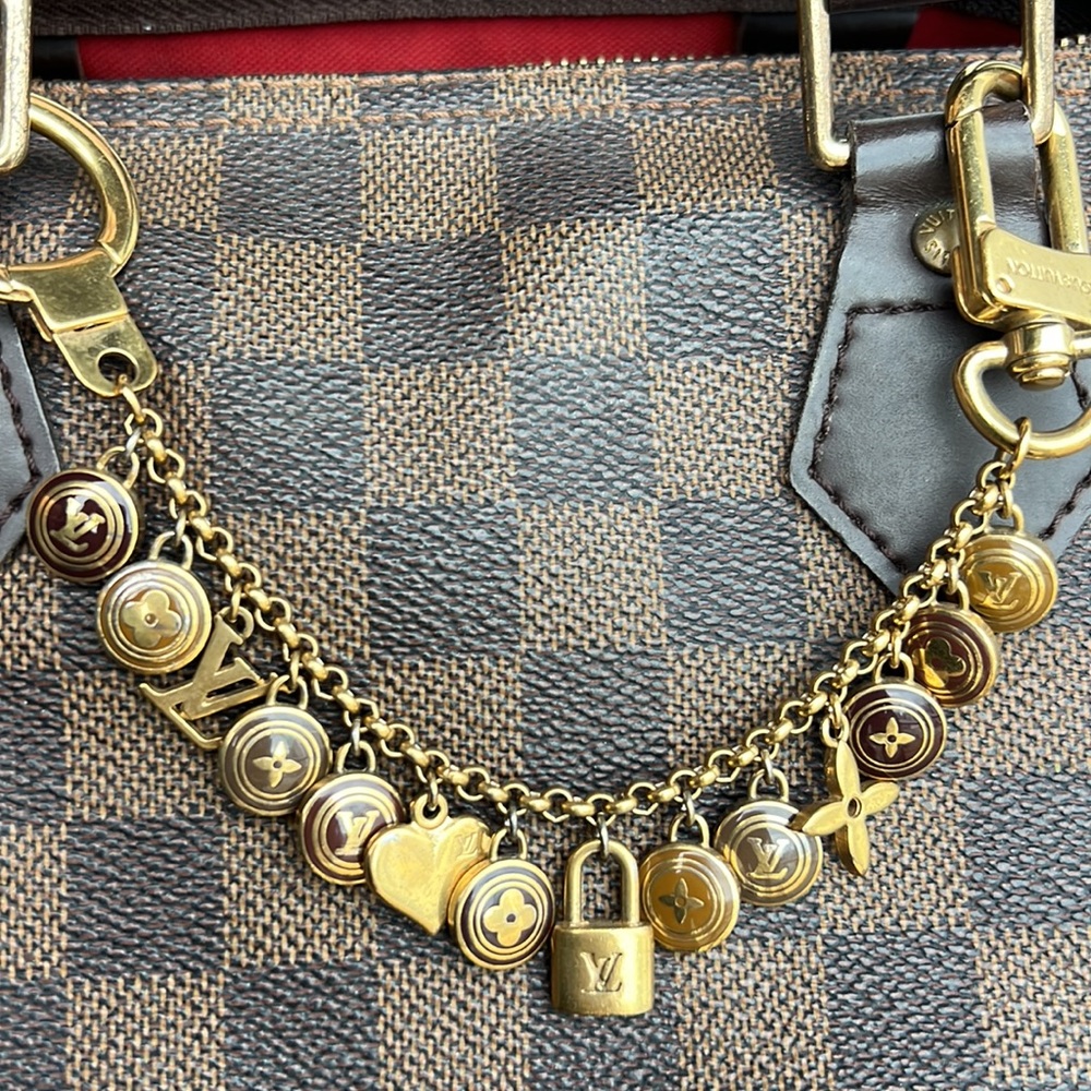 Louis Vuitton bag charm chain
